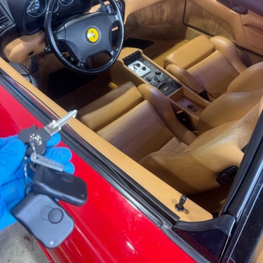 Ferrari non transponder key cut from scratch