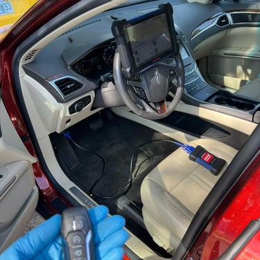 Program fob with a programmer