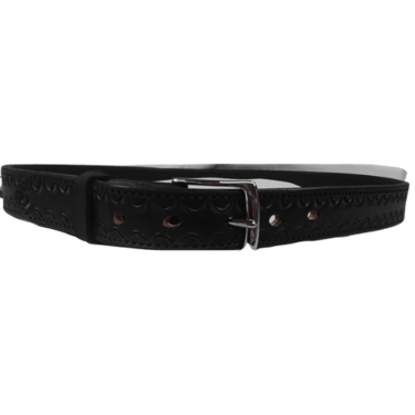 BLACK DRESS BELT