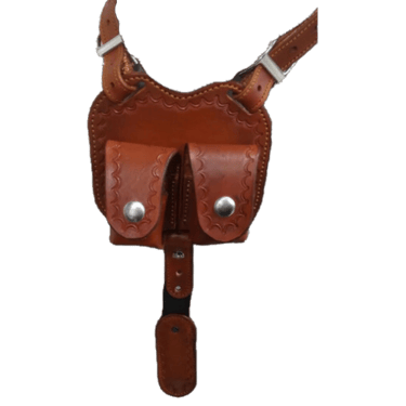 CROSSBODY HOLSTER WITH DUAL MAGAZINE POUCHES
