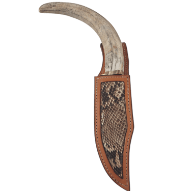 SNAKESKIN INLAY SHEATH