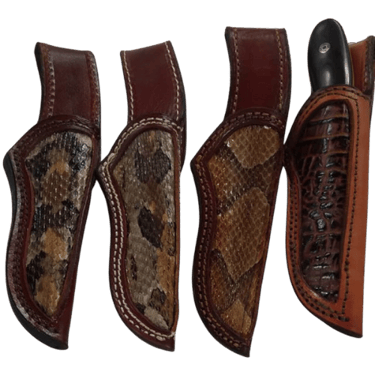 SNAKE AND ALLIGATOR SKIN SHEATHS
