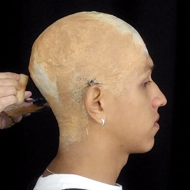 criação de careca, prótese de careca, bald - curso de maquiagem de efeitos especiais