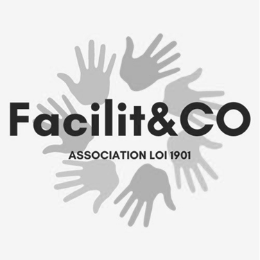 a logo for facilitt co