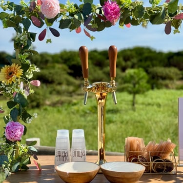 Bar mobile vintage velo tireuse mariage évènènement