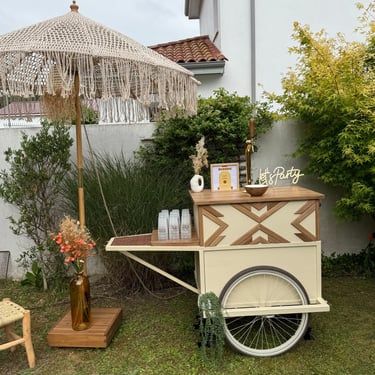 Carriola Bar mobile cocktail tireuse bière spritz seminaire anniversaire mariage évènement animation biarritz pays basque