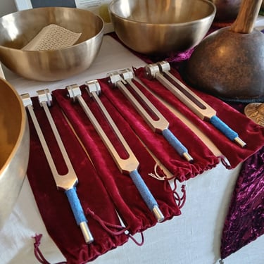 Photo des diapasons thérapeutiques
