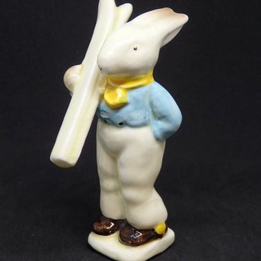 Stoneware rabbit after conservation
