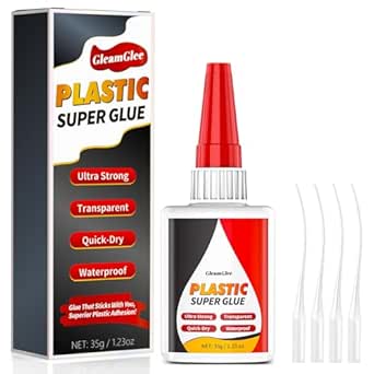 a bottle of plastic plastic glue gluer gluer