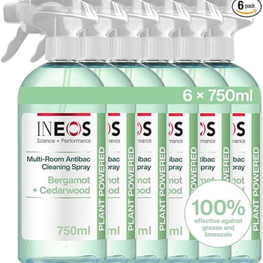 a bottle of inescent spray bottle with a spray bottle