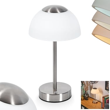 a lamp that is sitting on a table