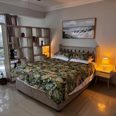 Bedroom view of Umdloti self catering holiday apartment
