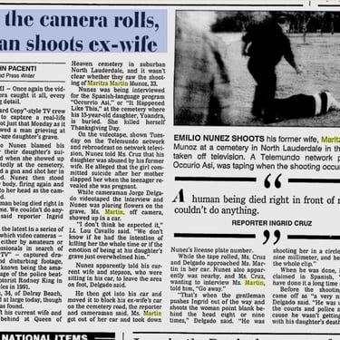As the camera roll, ma shoots ex-wife 1993