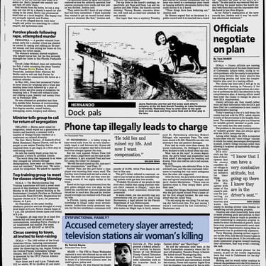 Accused cemetery slayer arrested 1993