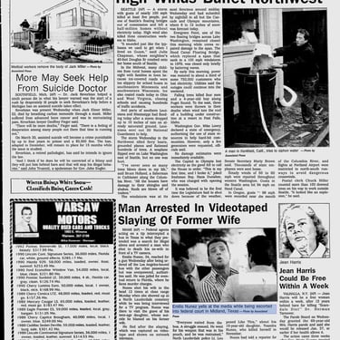 Man arrested in videotaped slaying of former wife 1993