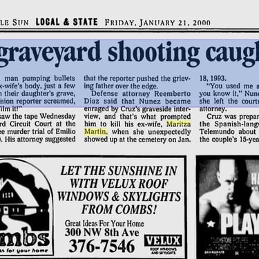 Jurors watch graveyard shooting caught on videotape 2000