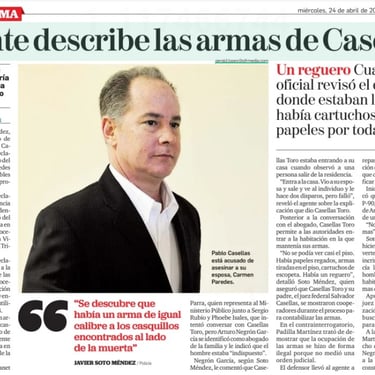 20130424 PH P18 Agente describe las armas de Casellas.jpg