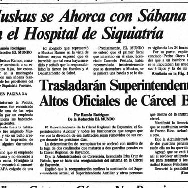 El Mundo 1979-01-13 Muskus Se Ahorca - karaya