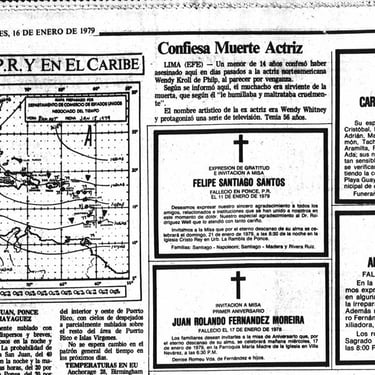 El Mundo 1979-01-16 Esquela - Muskus karaya