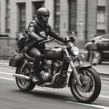 A satisfied customer smiling with their purchase.