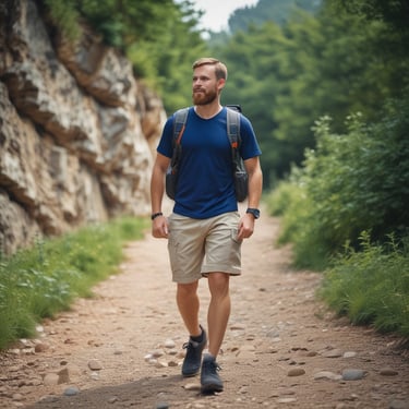 A satisfied customer smiling with their purchase.