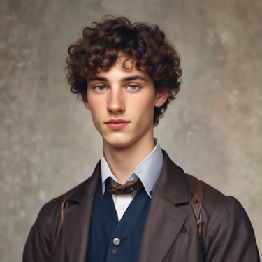 A satisfied customer smiling with their purchase.