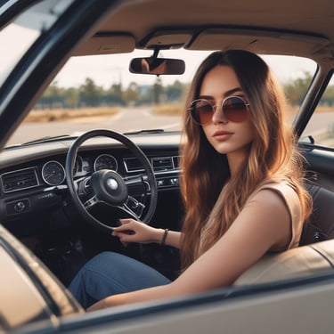 A satisfied customer smiling with their purchase.