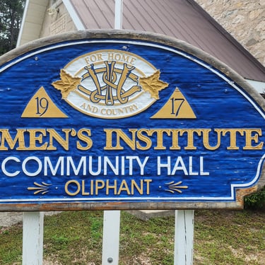 Women's Institute Sign