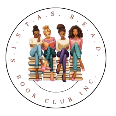SISTAS READ BOOK CLUB INC. logo featuring diverse women of different races sitting together