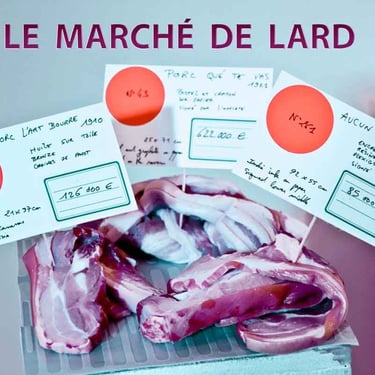Le marché de lard | Les Camps de l'Amor | Visuel David Noir 