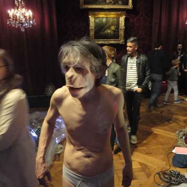 Performance "La peau sur les zoos" | Musée de la chasse et de la nature | David Noir | Photo Frédérique Lecerf