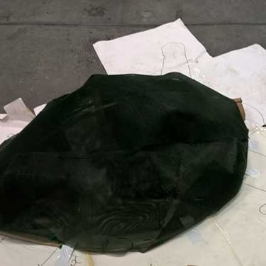 Volume de la carapace | Performance "Marée Haute" | Fabrication et photo David Noir