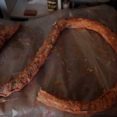 Queue du rat en mousse, papier et latex | Souris-moi | Fabrication du costume | David Noir