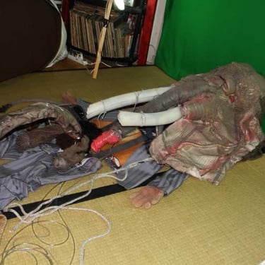 Le costume complet du masque Ulin achevé | Photo : David Noir