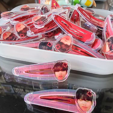 Custom Acrylic Hairclip Printing