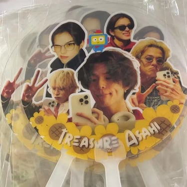 Custom Transparent Handfan Printing