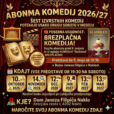 Abonma komedij 2026/27