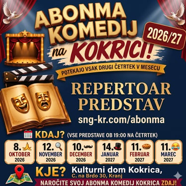 Abonma komedij Kokrica pri Kranju