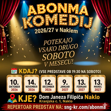 Abonma komedij Naklo pri Kranju