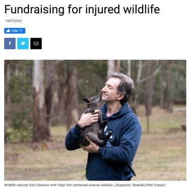 Fundraising For Injured Wildlife
