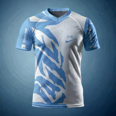 un maillot esport KAIZEN bleu