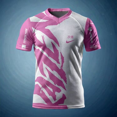 un maillot esport KAIZEN rose