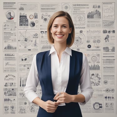 woman wearing black crew-neck shirt