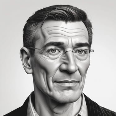 A happy reader holding a book with a smile.