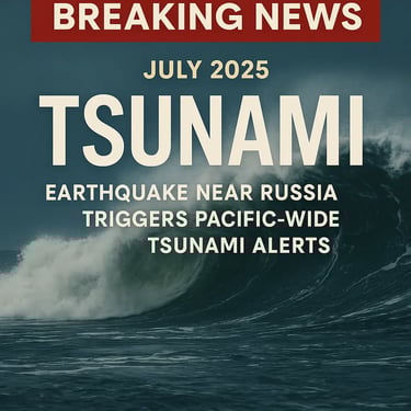 july 2025 tsunami warnings across the Pacific