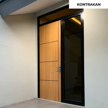 Pintu SWP lapisan HPL untuk proyek kontrakan