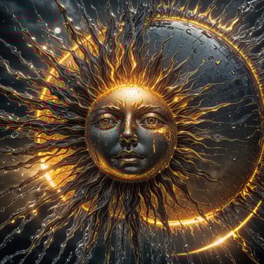 AI creation called “Crying Sun”. 