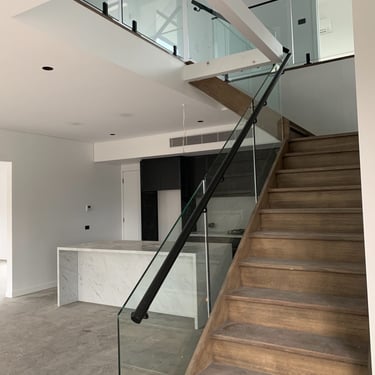 glass banisters