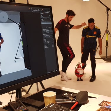 Photo mannequin en studio pour foot center