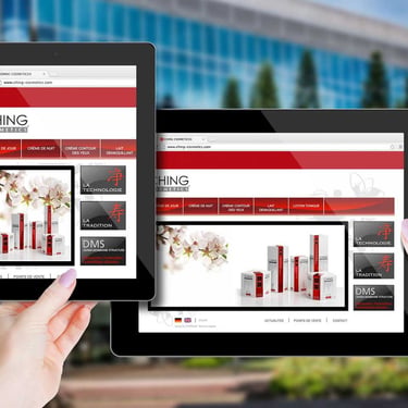 Site responsive tablettes